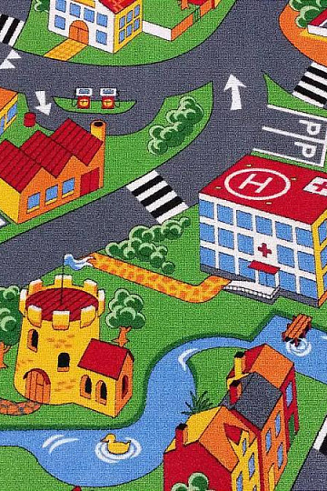 Mètre à tapis pour enfants PETIT VILLAGE