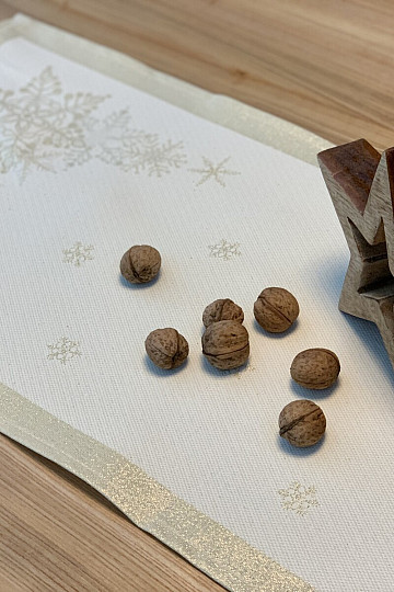 Nappes et foulards de Noël NOËL DORÉ