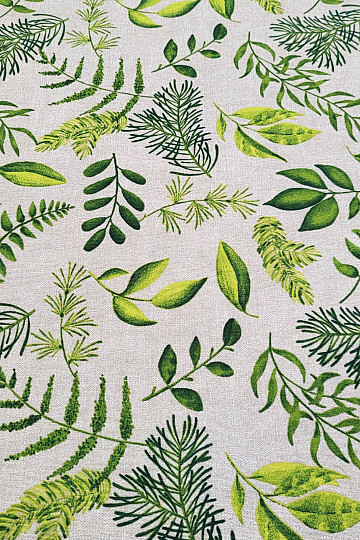 Tissu décoratif VERT FOUGÈRE