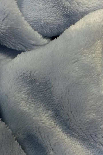 drap de lit MIKROFLANE bleu clair