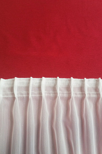 Ruban de rideau évasé 8 cm, 1:1,5