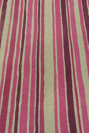 Tissu déco INDI rayure rose