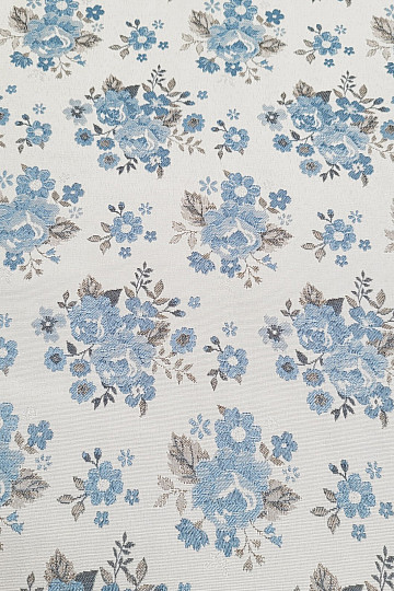 Tissu TOSCANA VALERY 16 ALLOVER feuilles grises