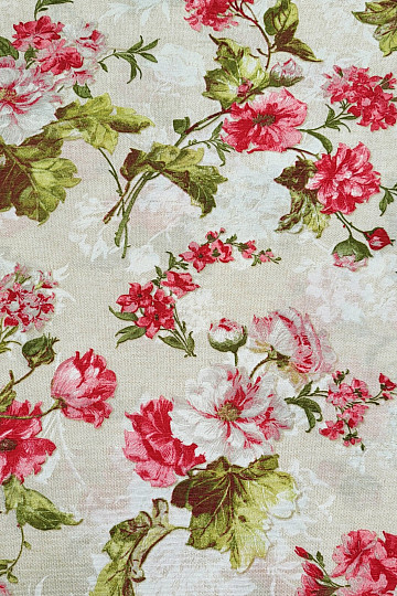 Tissu décoratif HORDENZIE LEONE beige
