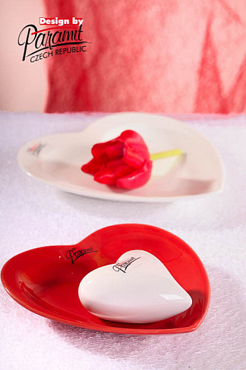 Soucoupe COEUR ROUGE