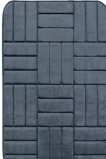 Tapis de salle de bain 667 gris foncé