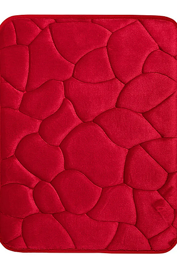 Tapis de salle de bain CARREAUX ROUGES
