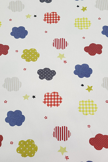Tissu décoratif pour enfants NUAGES