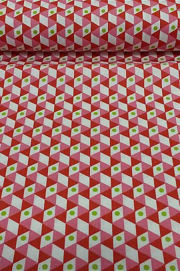 Tissu coton NOHO rouge