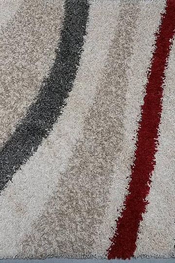Tapis en pièces SHAGGY EXTRA ligne crème