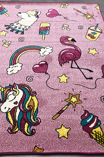 Tapis pièce enfant PLAY FLAMINGO