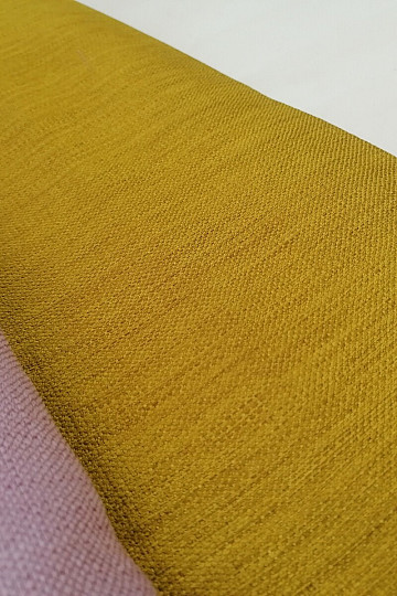 Tissu décoratif KENT 116 moutarde