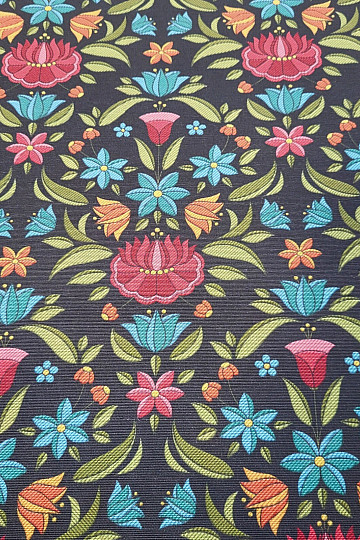 Tissu déco MARIE noir