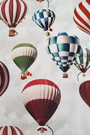 Tissu coton BALLONS montgofeire