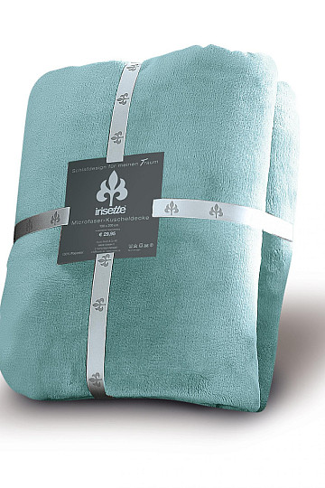 Couverture douce RELAX 22 TURQUOISE