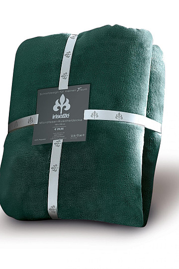 Couverture douce RELAX 32 VERT FONCÉ