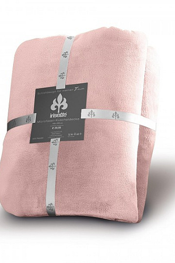 Couverture douce IRISETTE 63 ROSE
