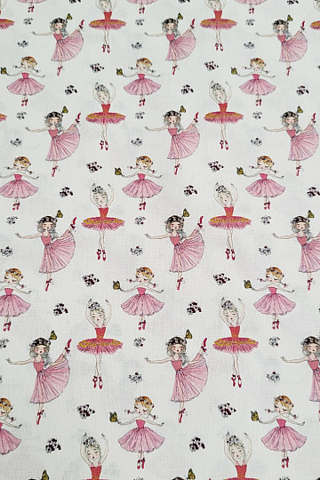 Tissu en coton BALLETTE
