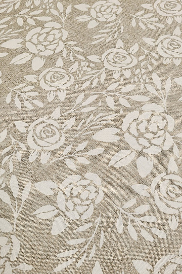 Tissu déco ROSE crème