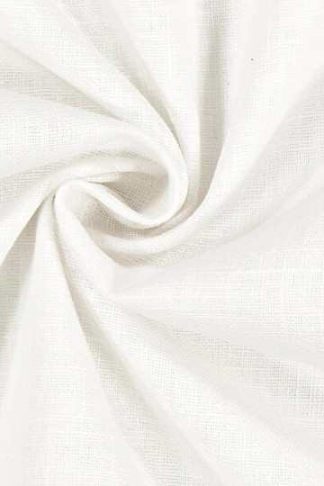 Tissu lin VERONA uni blanc