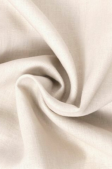 Tissu lin VERONA uni crème