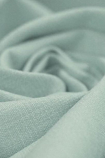 Tissu lin VERONA uni gris vert