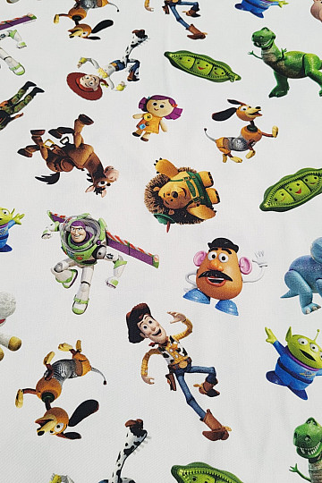 Tissu décoratif pour enfants TOY STORY grand
