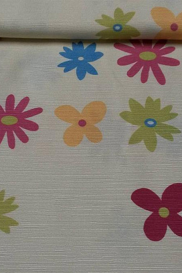 Tissu déco TWINGO fleurs