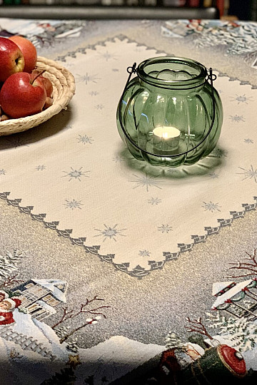 Nappe et écharpe en tapisserie WINTER JOY