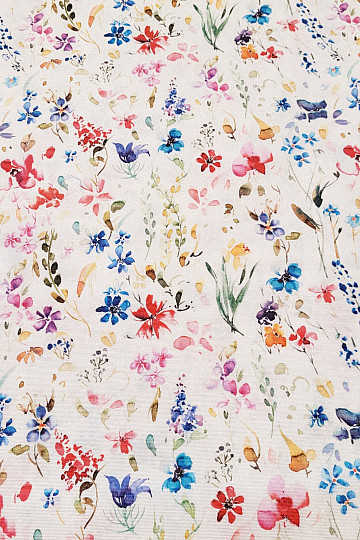 Tissu décoratif FLEURS DE CALA