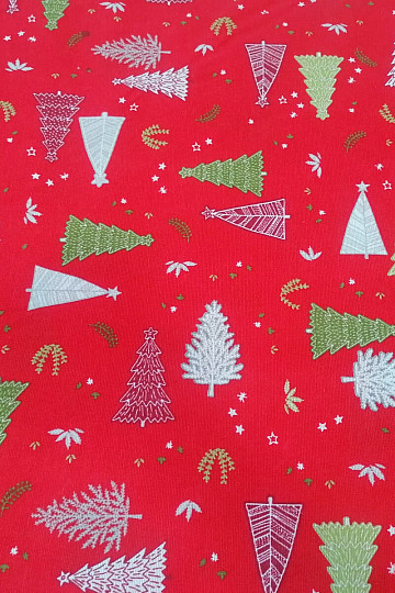 Tissu de décoration de Noël ARBRES