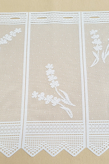 Rideau jacquard moderne pour vitrail LAVANDE A370601