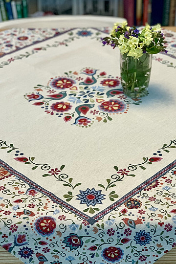 Nappe et écharpe tapisserie JURKOVIC 1