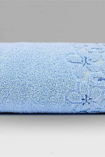 Serviette et drap de bain luxe BELLA bleu clair