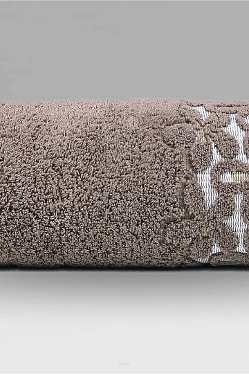 Serviette et drap de bain luxe BELLA chocolat