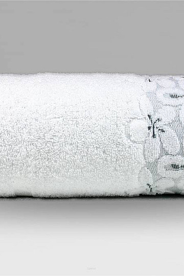 Serviette et drap de bain luxe BELLA blanc