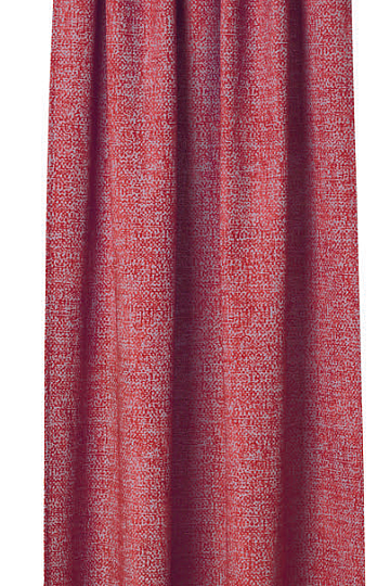 Rideau décoratif VIMARA rouge 142x245