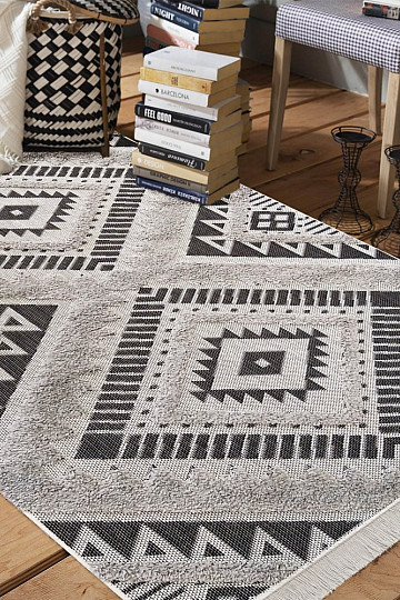 Tapis à cordes DELI 01 gris