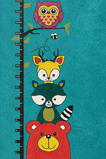 Tapis enfant PLAY animaux de la forêt