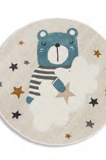 Tapis rond enfant Ours VEGAS