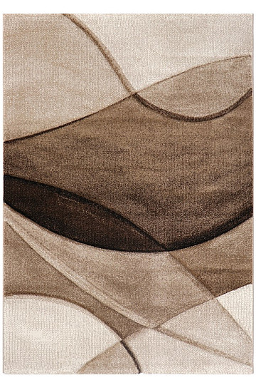 Tapis pièce moderne DIAMOND vagues géométriques