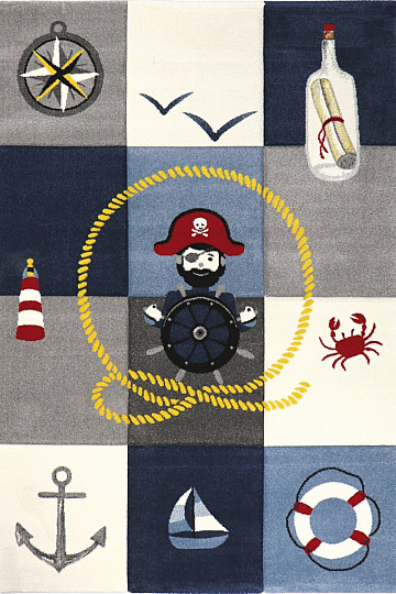 Tapis enfant PIRATE 2 pièces