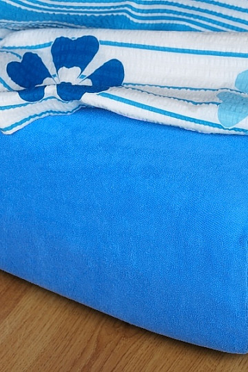 Drap éponge couleur DENIM