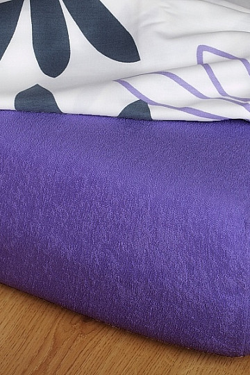 Drap éponge couleur VIOLET