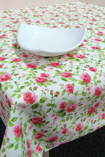 Nappe LAURA - petites fleurs roses