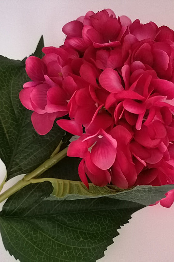 HYDRANGEA - fleur artificielle rose foncé