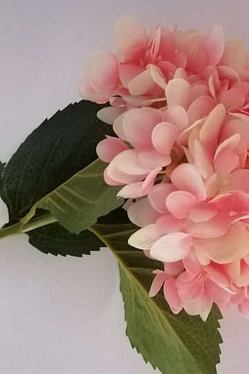 HYDRANGEA - fleur artificielle rose clair