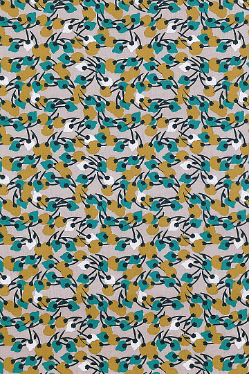 Tissu en coton KISNEK fleurs