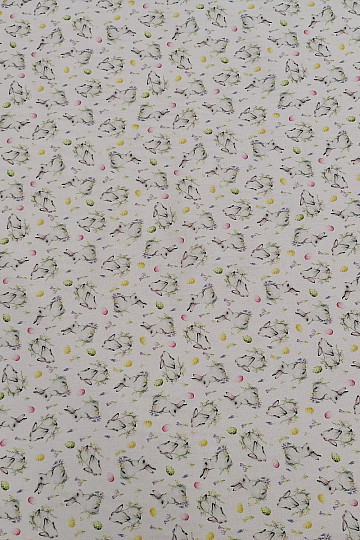 Tissu en coton LAPIN