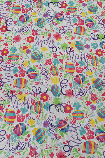 Tissu décoratif JOYEUSES PÂQUES